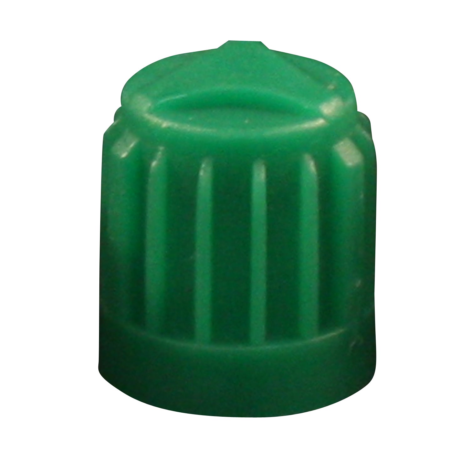 TR VC8 Green Plastic Dome Cap (Box of 100)
