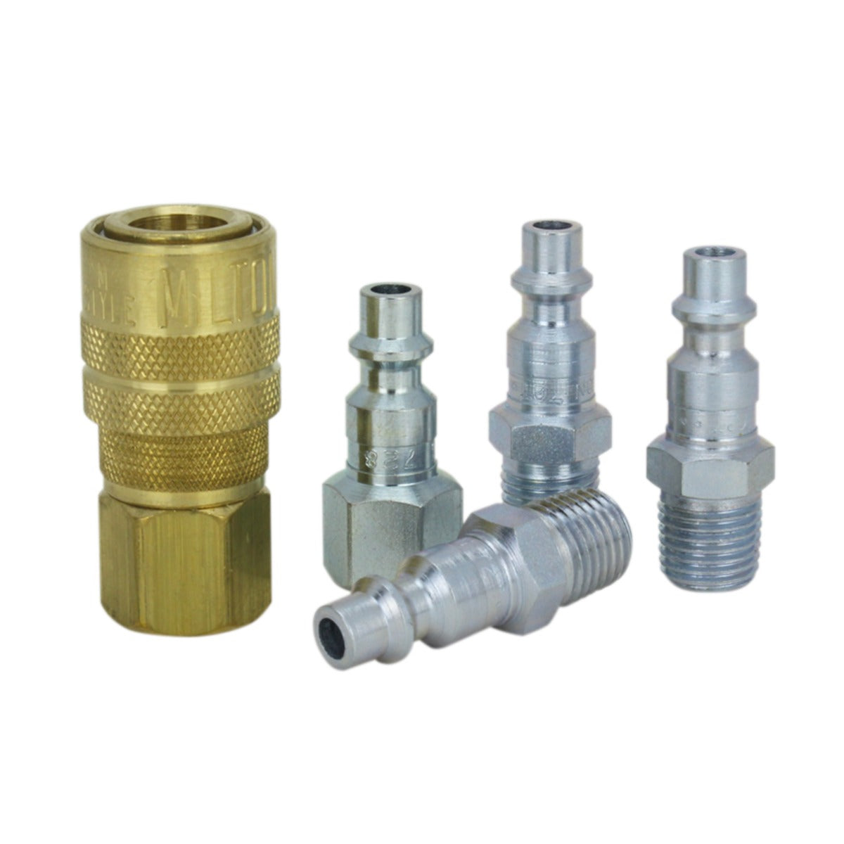 Coupler and Plug Kit for Air Tools, M-STYLE®, 1/4