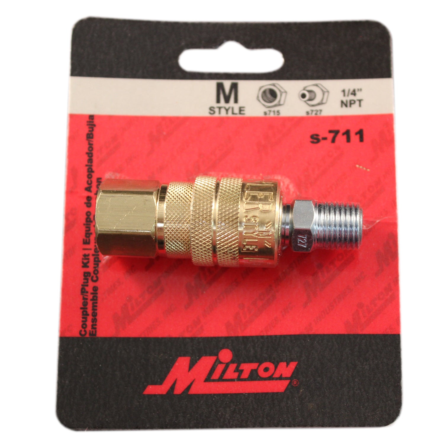 Air Compressor Coupler and Plug Kit, M-STYLE®, 1/4