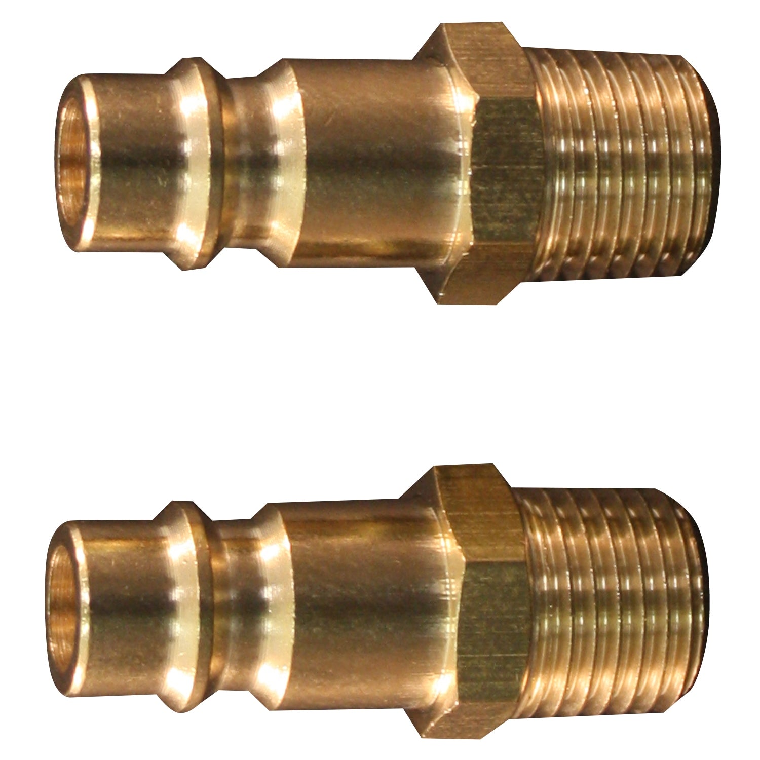HIGHFLOWPRO® V-Style/Euro Interchange Brass Air Plug Fitting (High Volume Low Pressure Application)