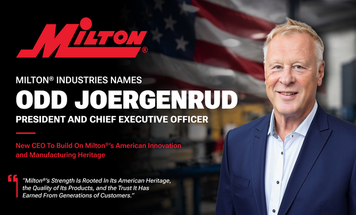 New CEO to build on Milton’s American innovation and manufacturing heritage
