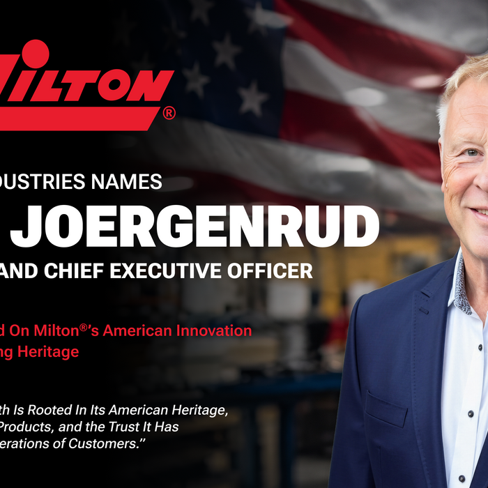 New CEO to build on Milton’s American innovation and manufacturing heritage