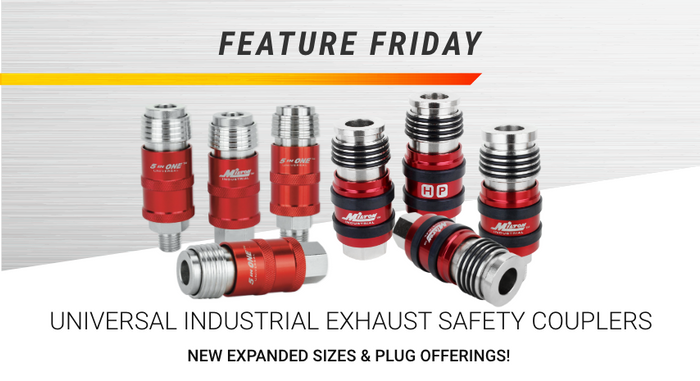 Feature Friday: Universal Industrial Safety Exhaust Couplers
