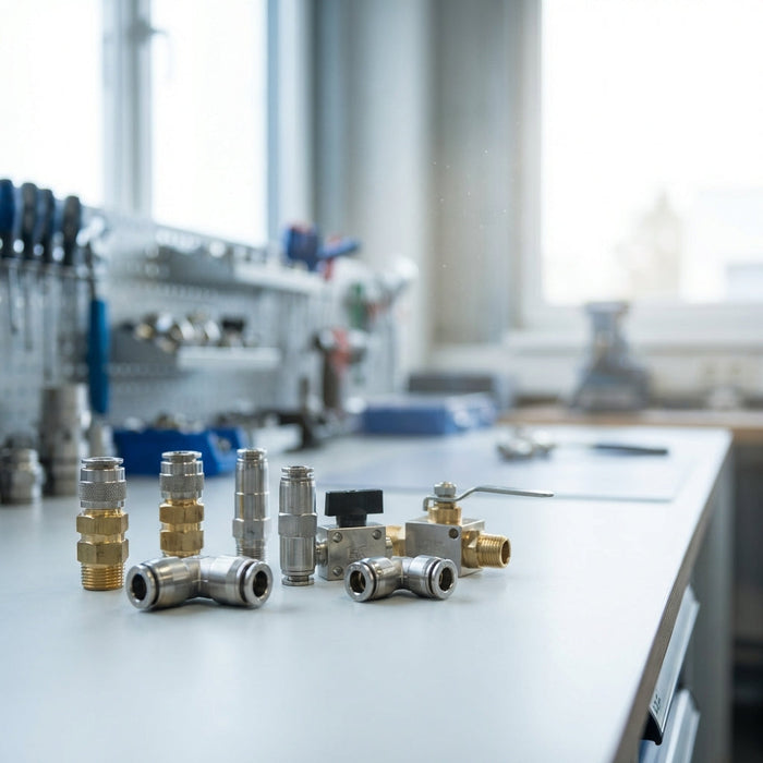 Illustration for Specialty Industrial Pneumatic Fittings: Finding the Right Solution for Your Operations