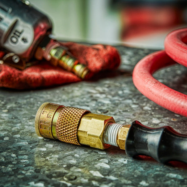 Brass vs. Steel Pneumatic Couplers: Which Material Wins for Your Shop