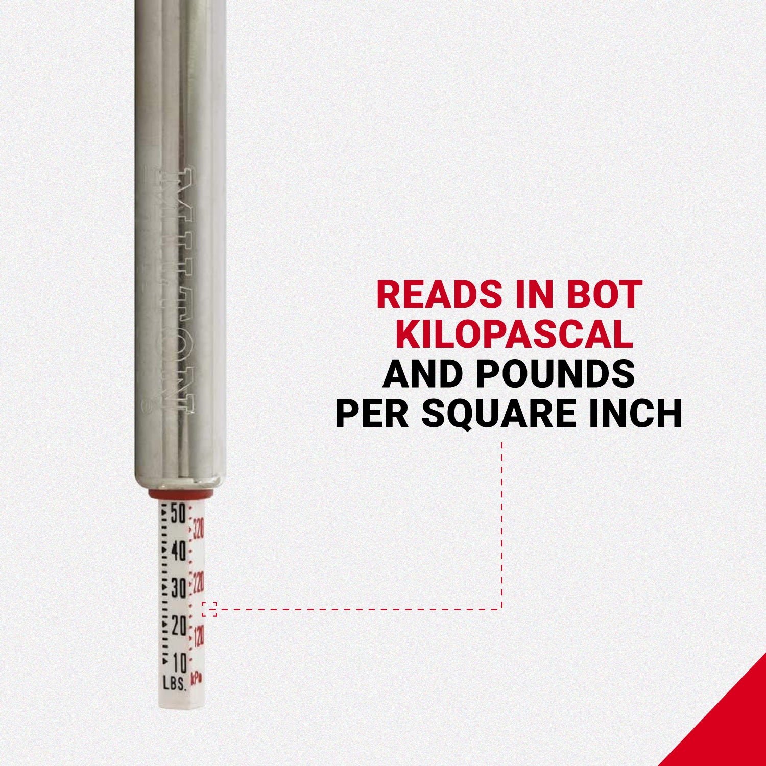 Tire Pressure Gauge, 20-120 PSI Single Head Air Chuck (Box of 10)