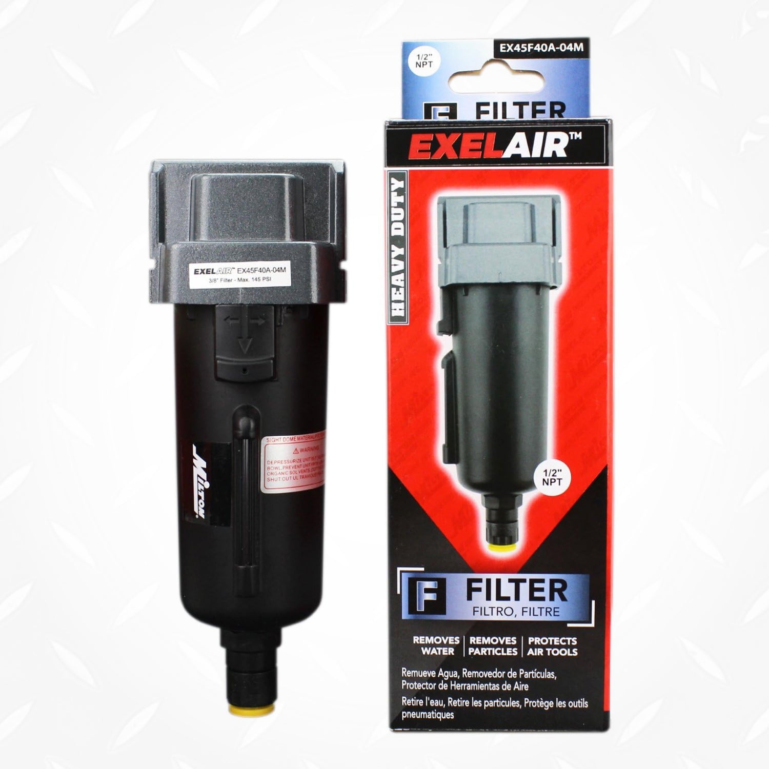 EXELAIR® FRL Air Filter, 1/2