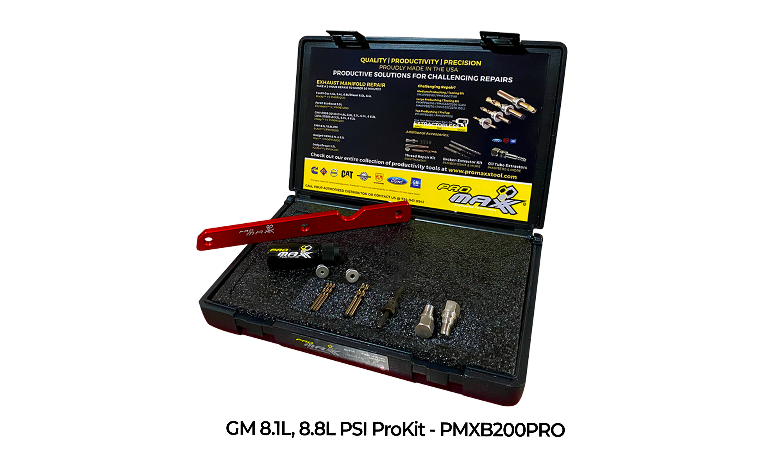 GM 8.1L, 8.8L PSI Exhaust Manifold Broken Bolt Repair Kit - Butch
