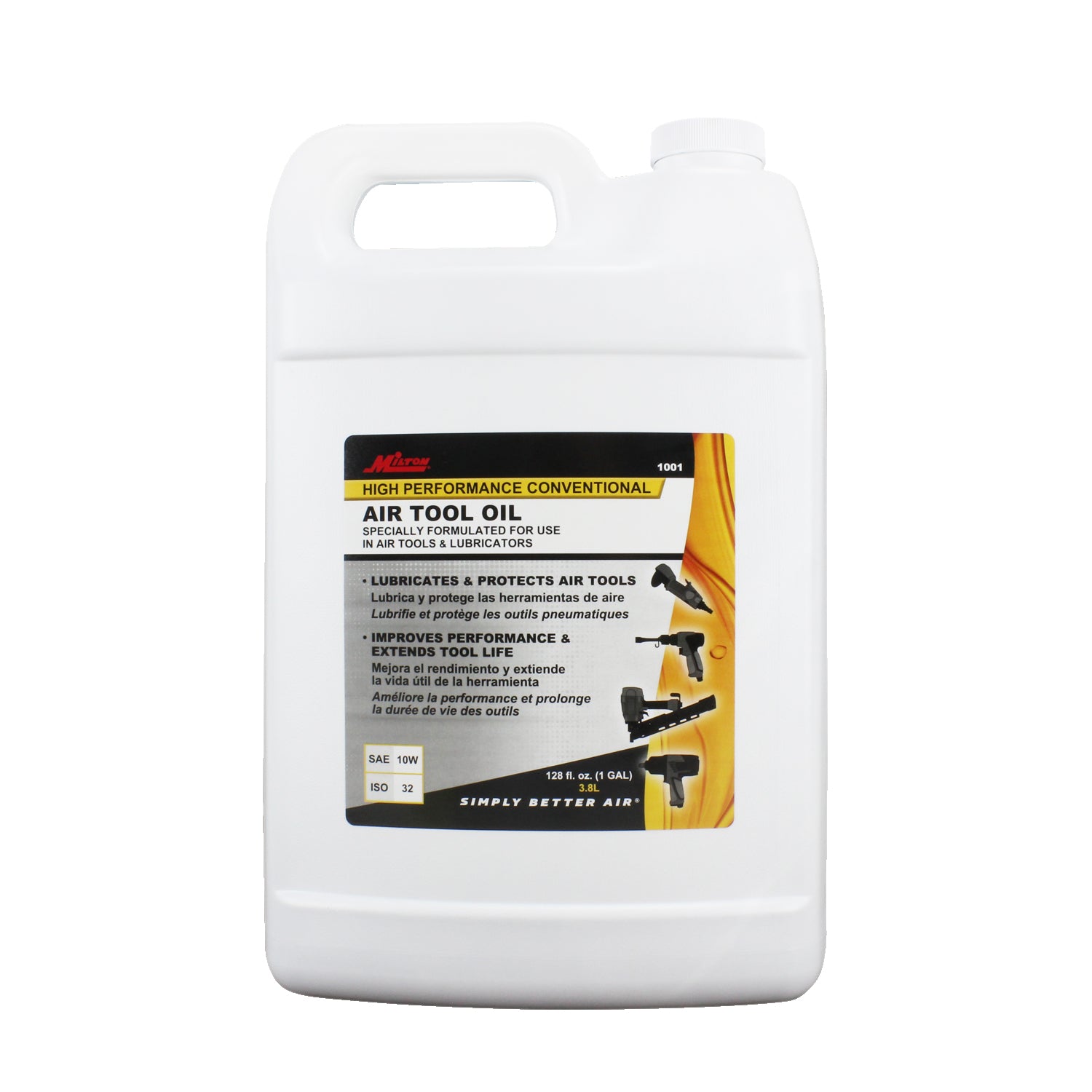 High-Performance Conventional Pneumatic Tool Oil (SAE 10W, ISO 32) High-Performance Conventional Pneumatic Tool Oil (SAE 10W, ISO 32)