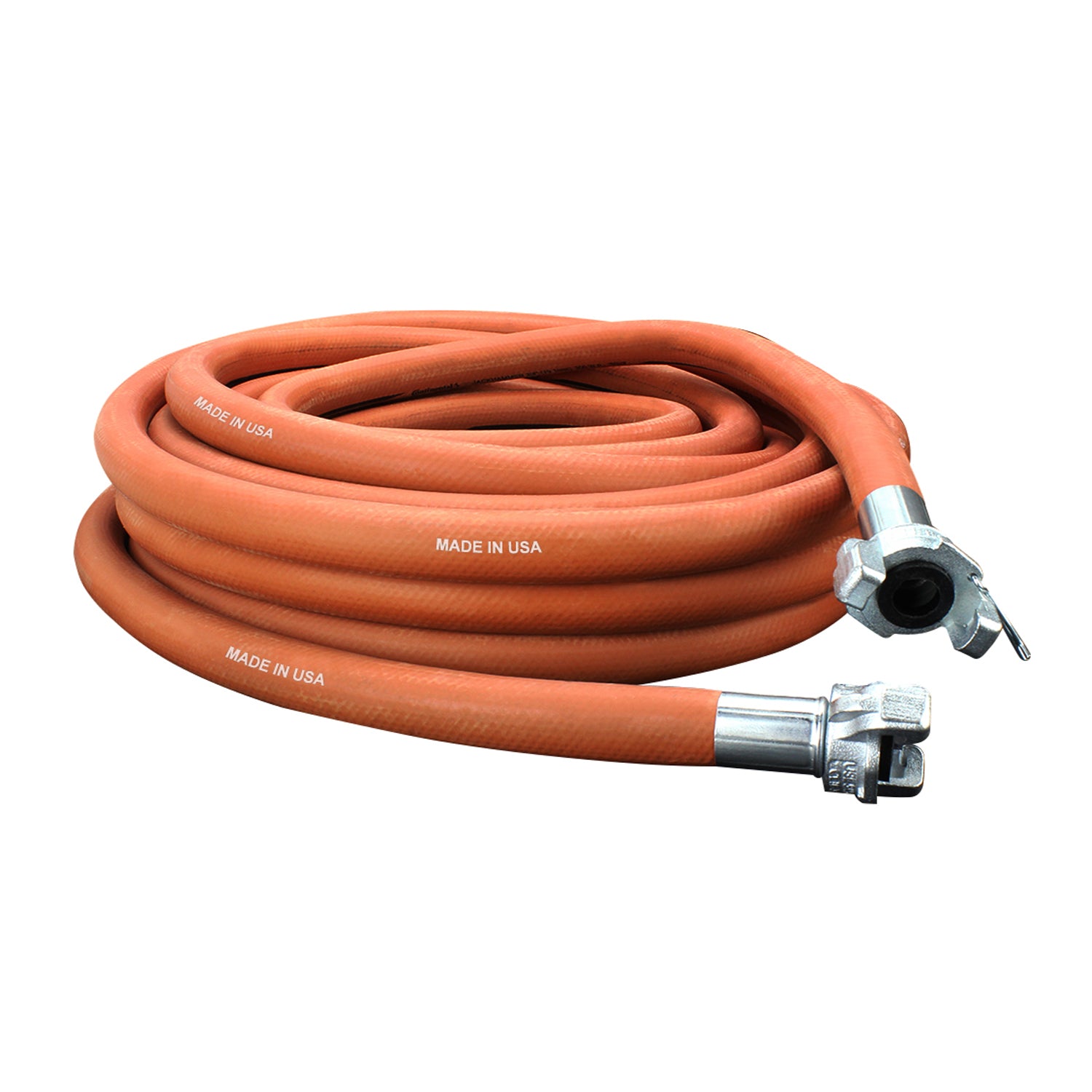 Industrial Jackhammer 50' Red Rubber Air Hose w/ 3/4