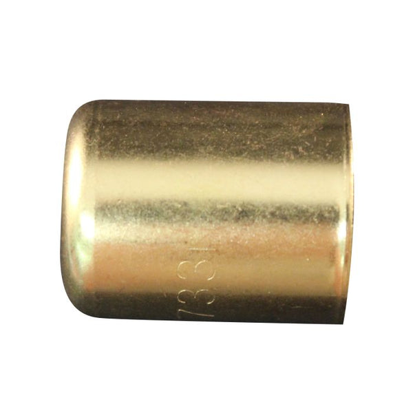 Ferrule Fitting, 520-H Series, 3/4 ID, Brass, Hose Range: 1 15/64