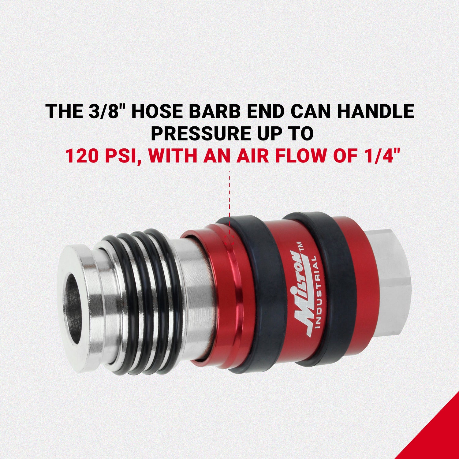 2 In ONE Universal Safety Exhaust Industrial Coupler, 1/4