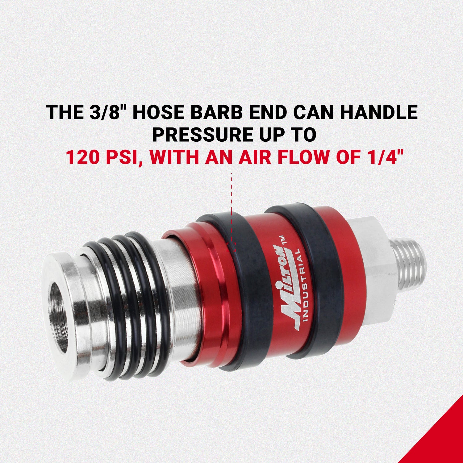 2 In ONE Universal Safety Exhaust Industrial Coupler, 1/4
