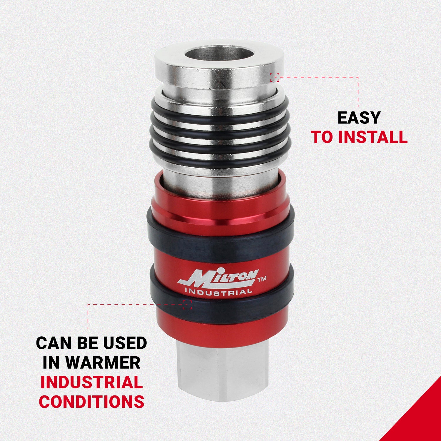G-Style Universal Safety Exhaust Industrial Coupler, 1/2