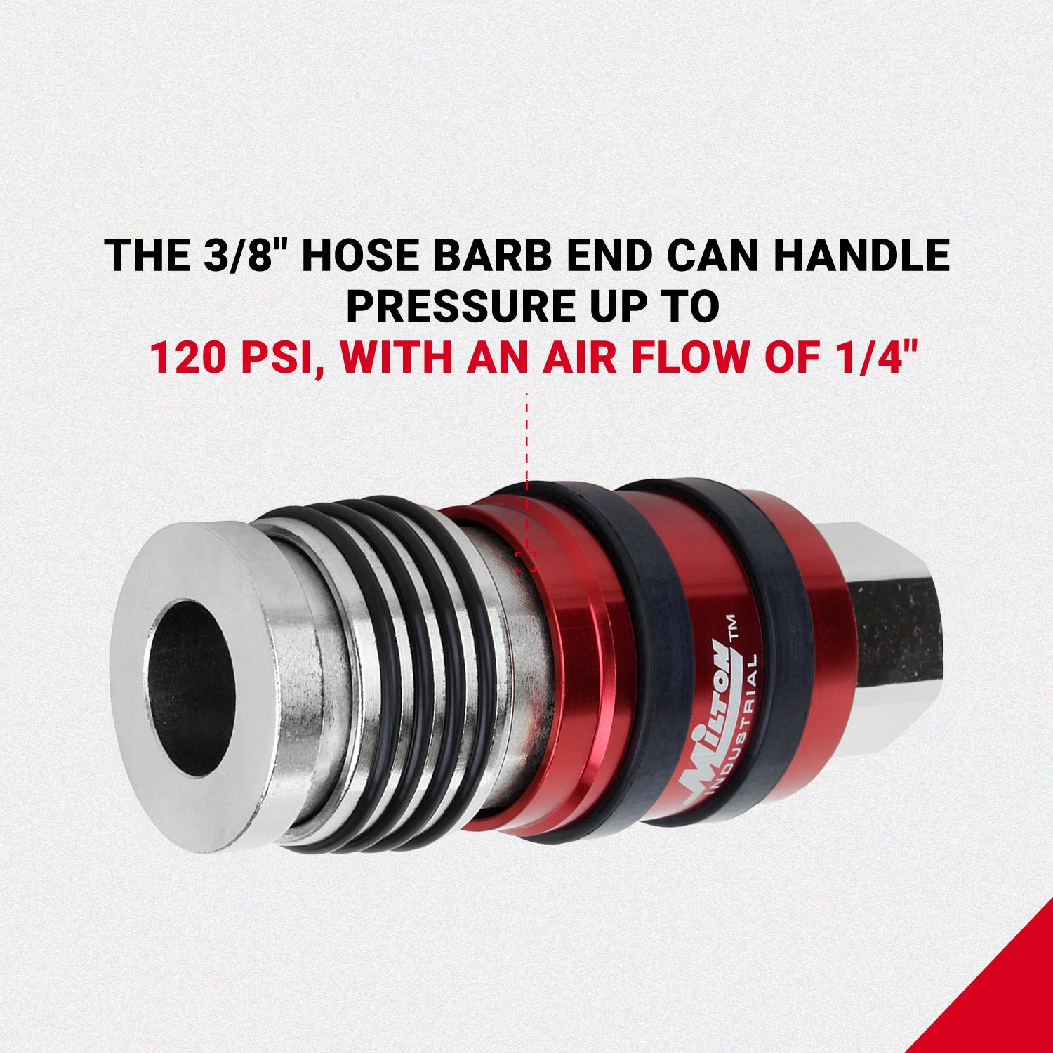 G-Style Universal Safety Exhaust Industrial Coupler, 1/2