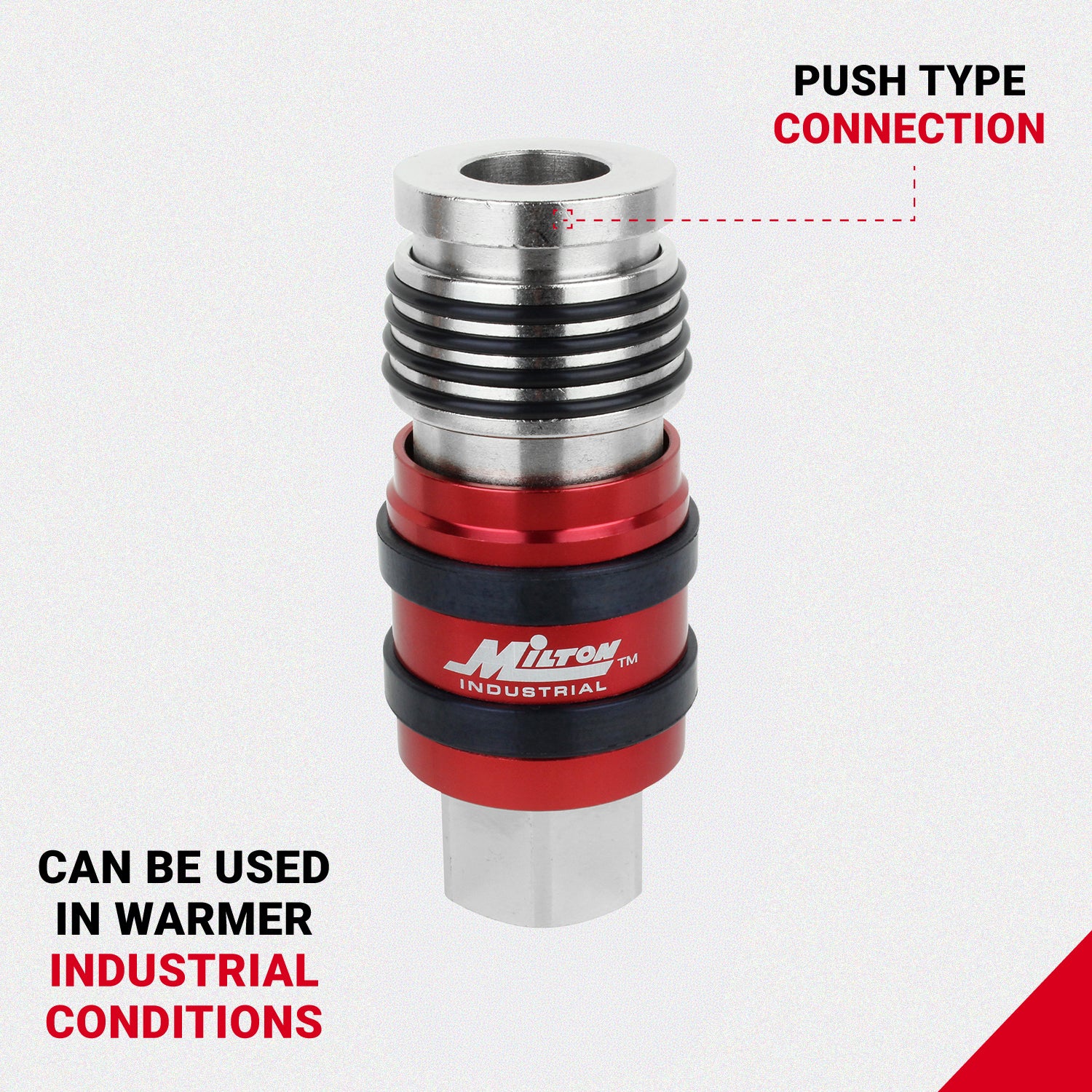 G-Style Universal Safety Exhaust Industrial Coupler, 1/2