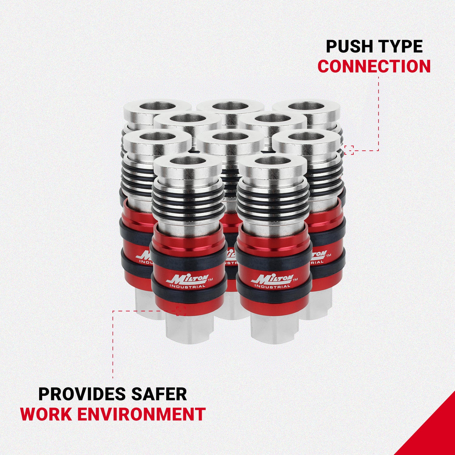 G-Style Universal Safety Exhaust Industrial Coupler, 1/2