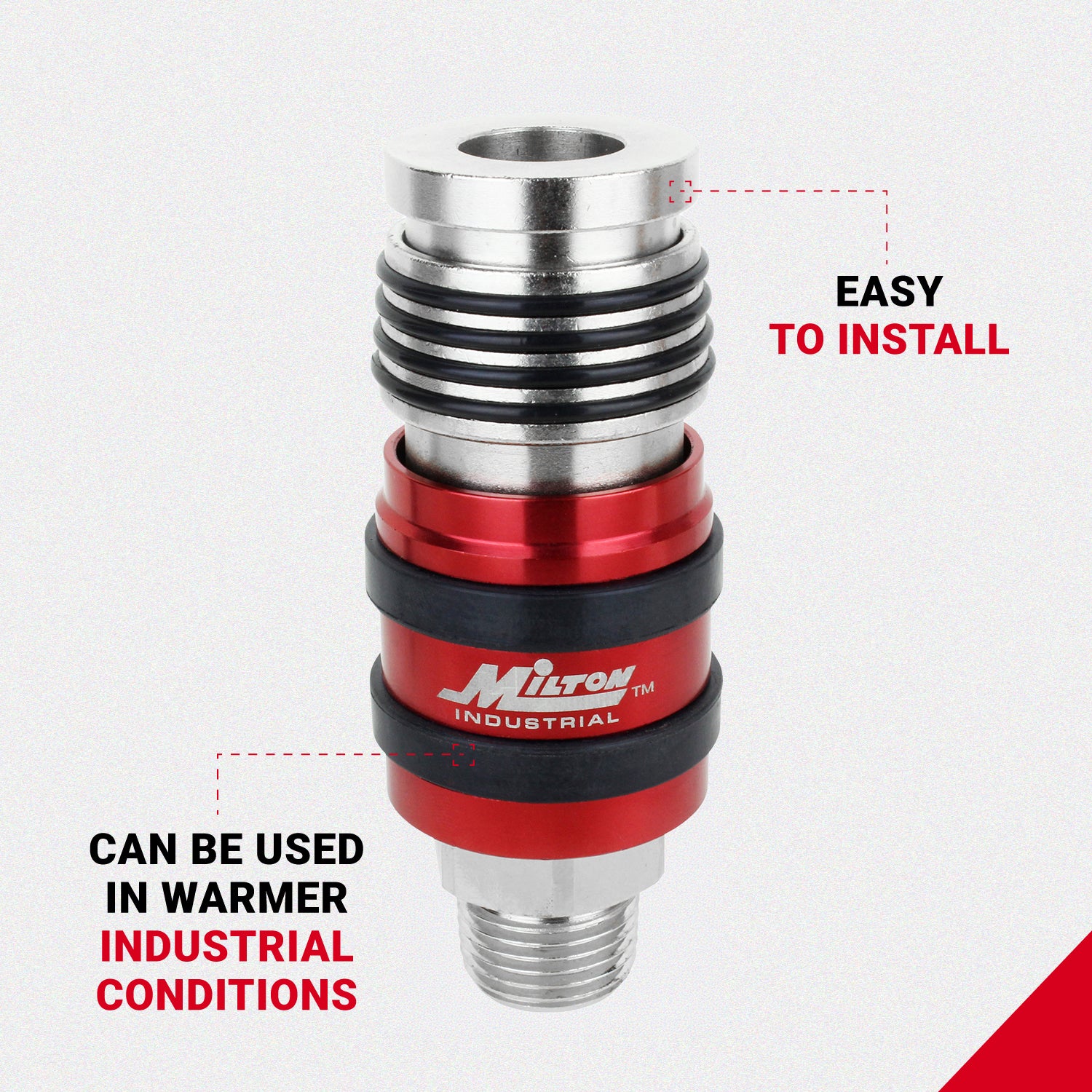 G-Style Universal Safety Exhaust Industrial Coupler, 1/2