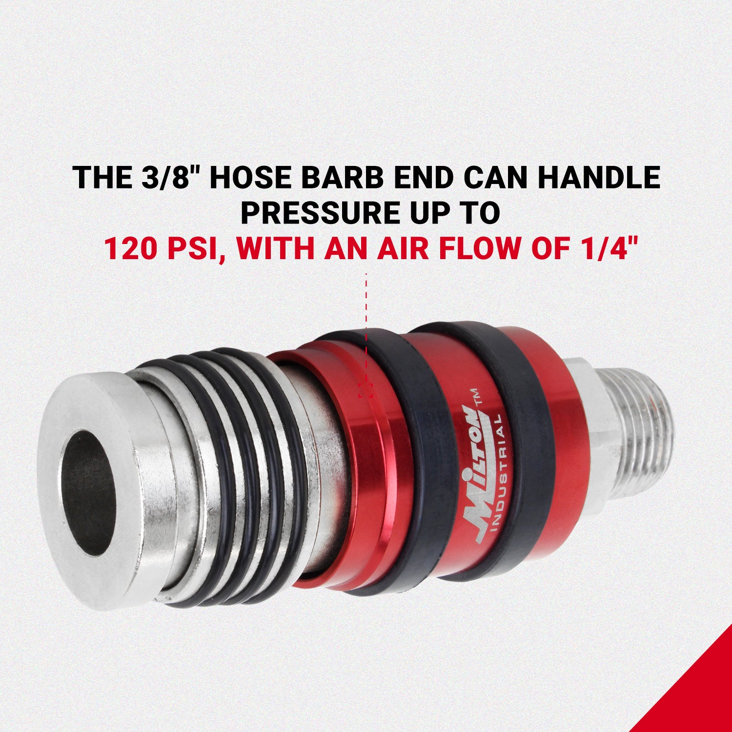 G-Style Universal Safety Exhaust Industrial Coupler, 1/2