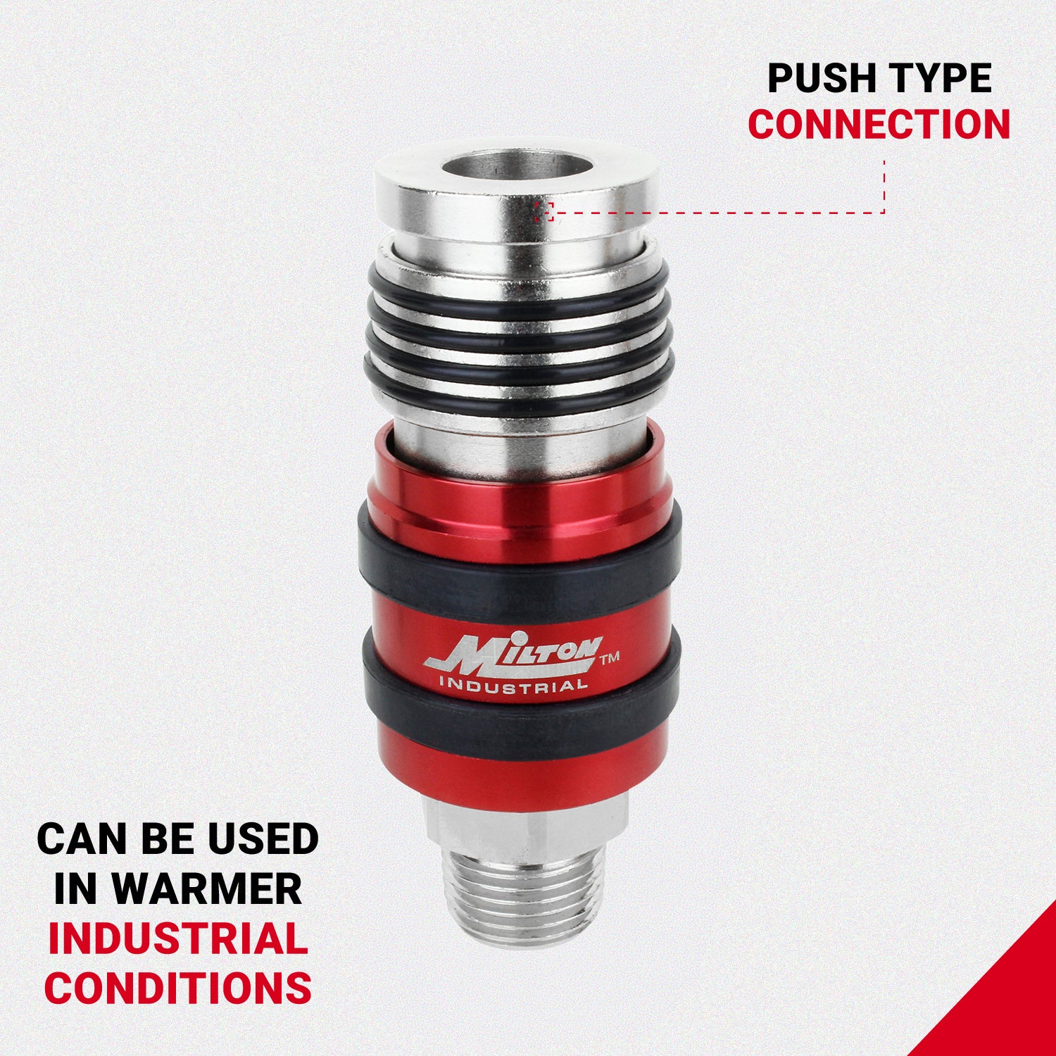 G-Style Universal Safety Exhaust Industrial Coupler, 1/2