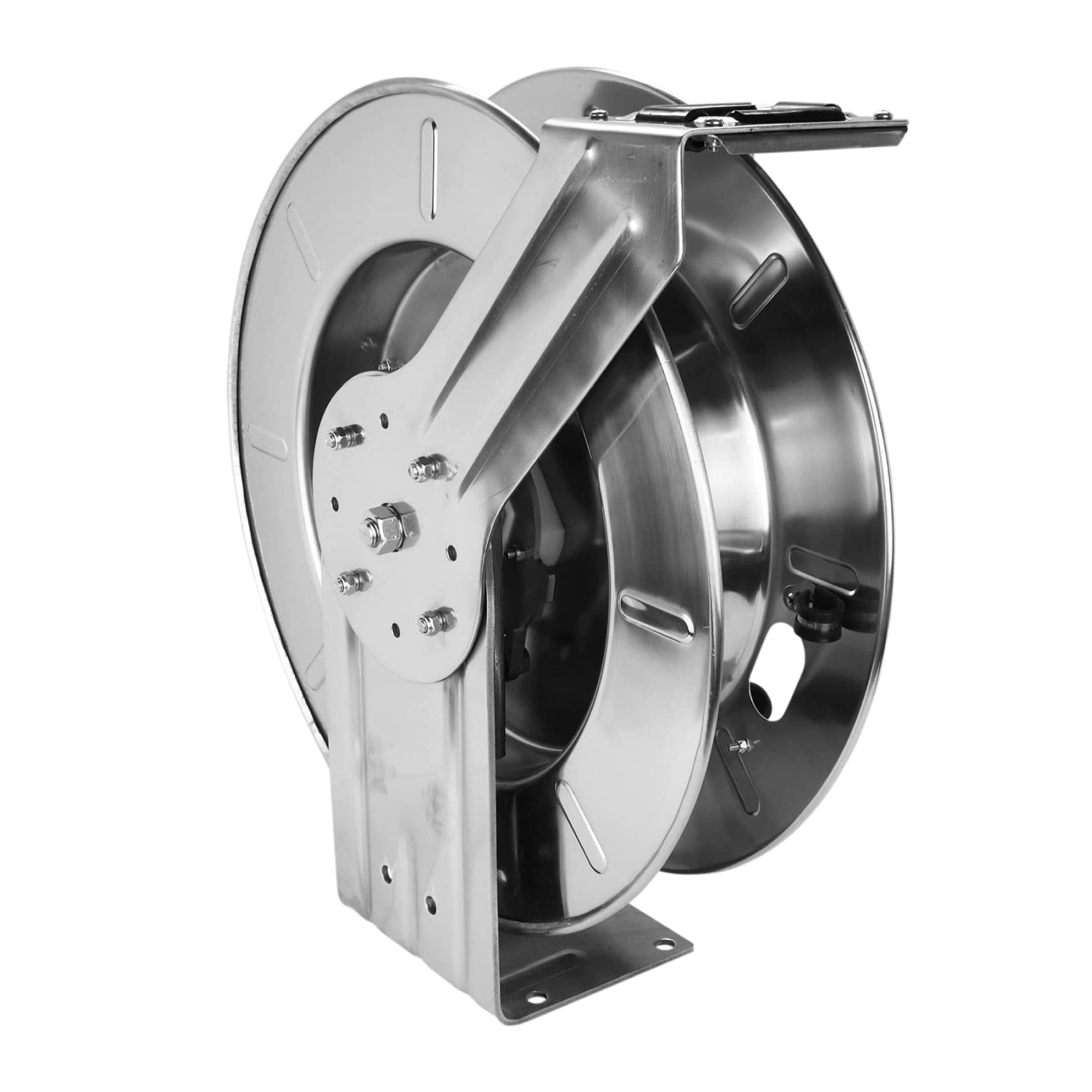 Industrial Stainless Steel Hose Reel Retractable, 1/2