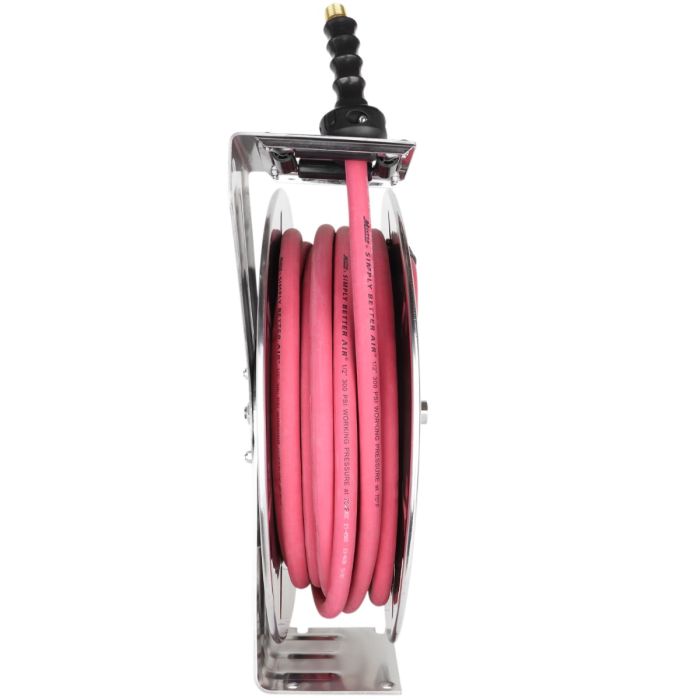 Industrial Stainless Steel Hose Reel Retractable, 1/4