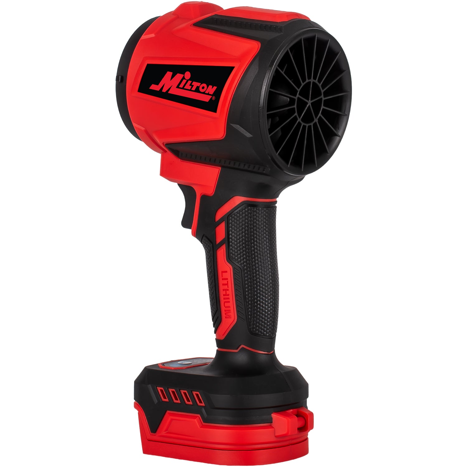 MILTON INDUSTRIES (R) High-Powered Cordless Blower & Vacuum – Handheld Jet Blower, 3-Speed Brushless Motor, 2300g Wind Force, Compatible with Milwaukee® 18–21V Battery