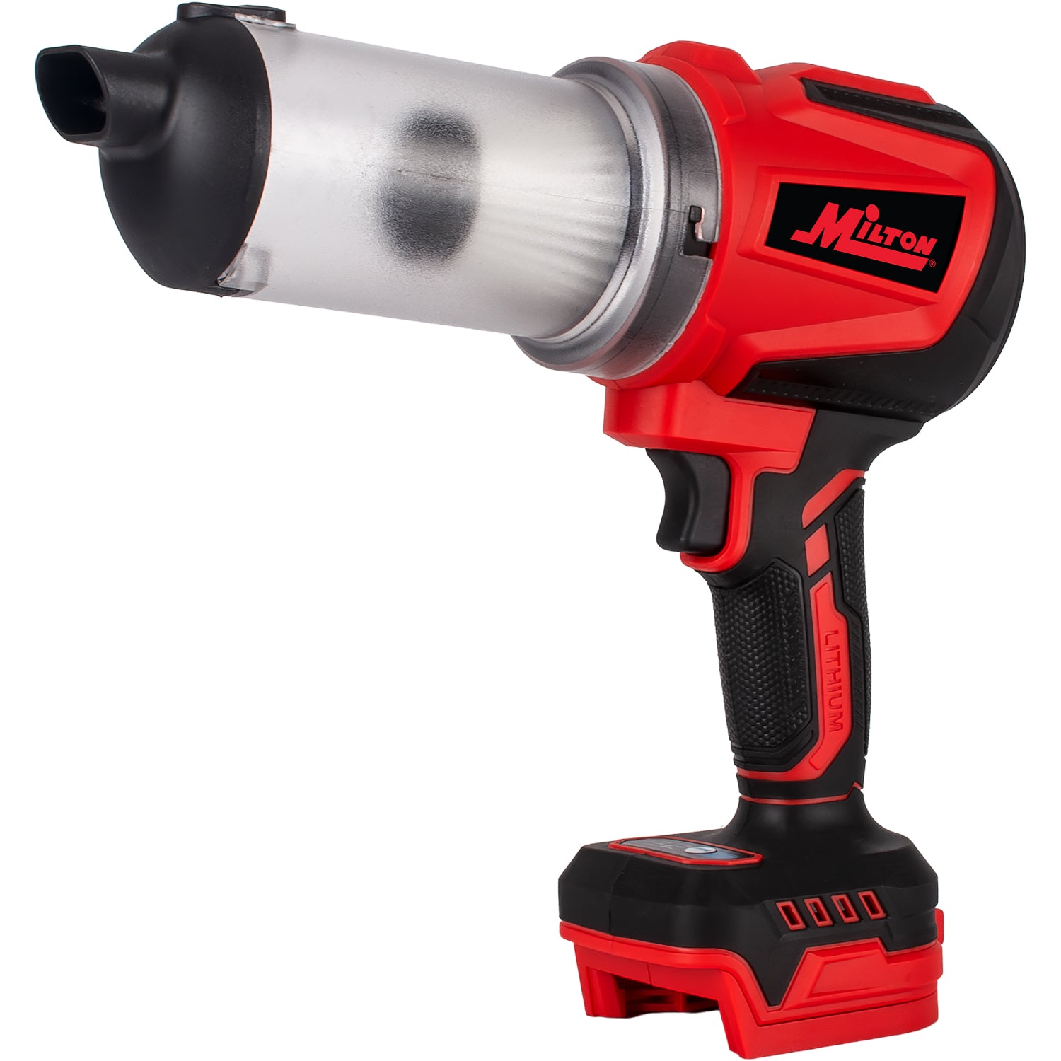 MILTON INDUSTRIES (R) High-Powered Cordless Blower & Vacuum – Handheld Jet Blower, 3-Speed Brushless Motor, 2300g Wind Force, Compatible with Milwaukee® 18–21V Battery