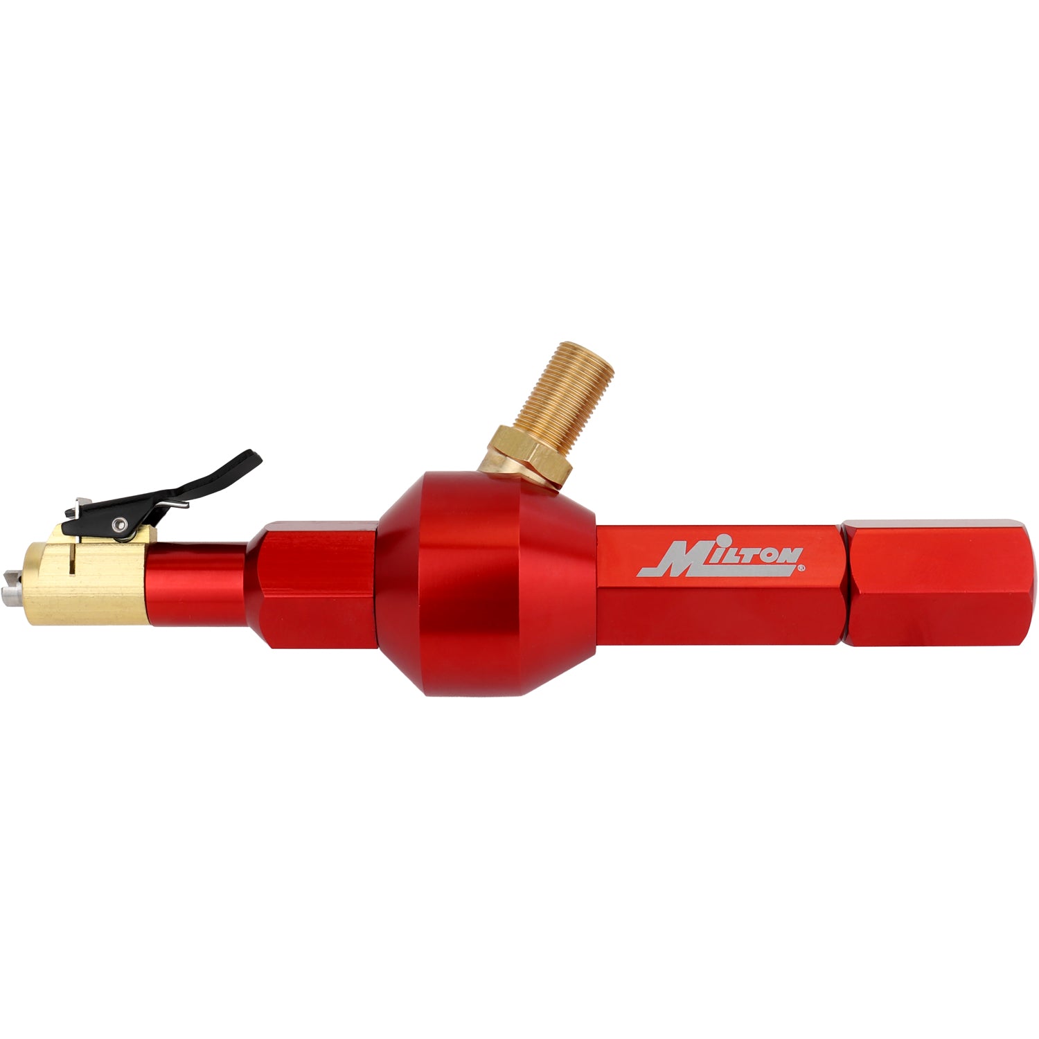 Large Bore Valve Core Removal Tool – Full-Bore Inflator/Deflator with Clip-On Chuck & 360° Swivel Air Inlet