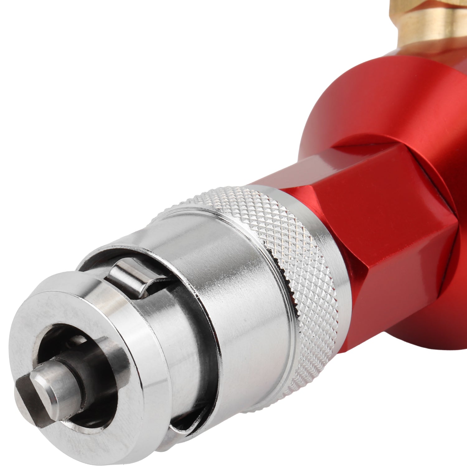 Large Bore Locking Valve Core Removal Tool – Full-Bore Inflator/Deflator with 360° Swivel Air Inlet
