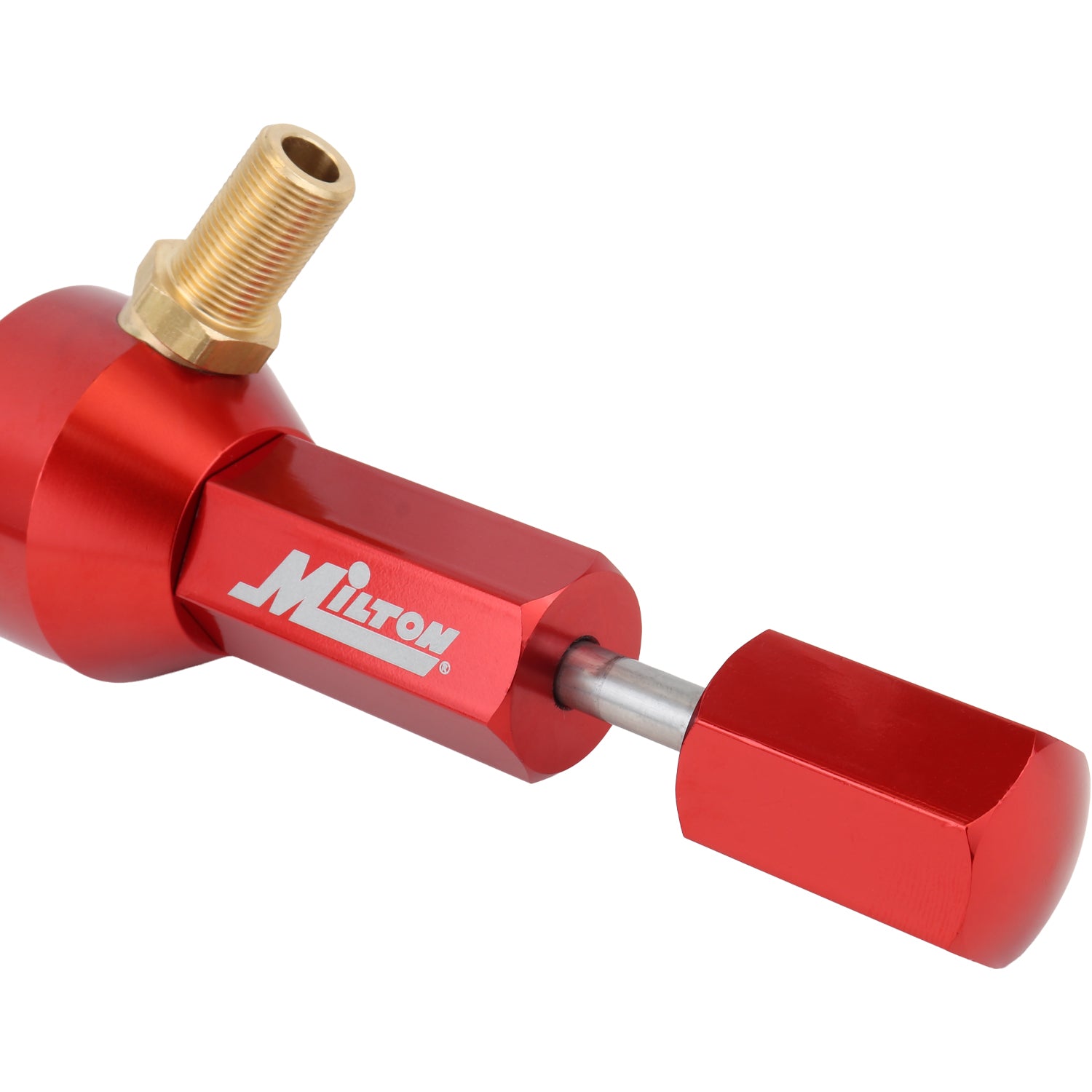 Large Bore Locking Valve Core Removal Tool – Full-Bore Inflator/Deflator with 360° Swivel Air Inlet