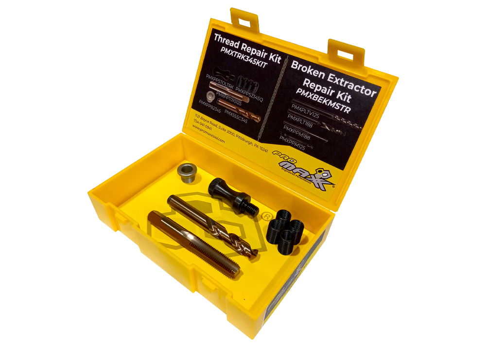 Cat Insert Kit Thread Repair Kit, 8MM, Solid Steel Inserts Exhaust Manifold