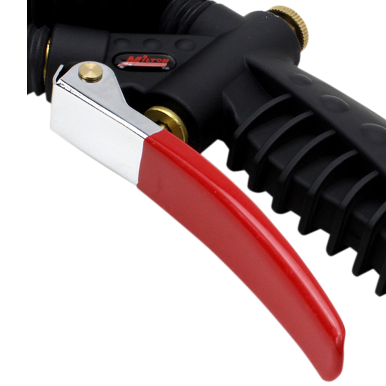 Pro Analog Tire Inflator/Pressure Pistol Grip Gauge, Ball Foot Air Chuck w/Clip, 36