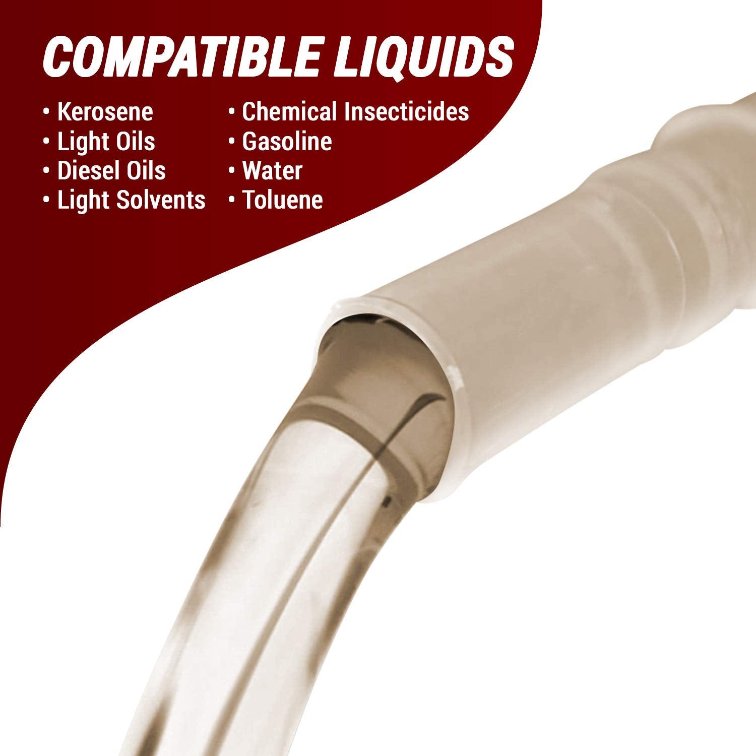 Action Pump 4007-10 Polyethylene Siphon Pump for use on 5 Gallon Pails, 2 GPM (Pack of 10)