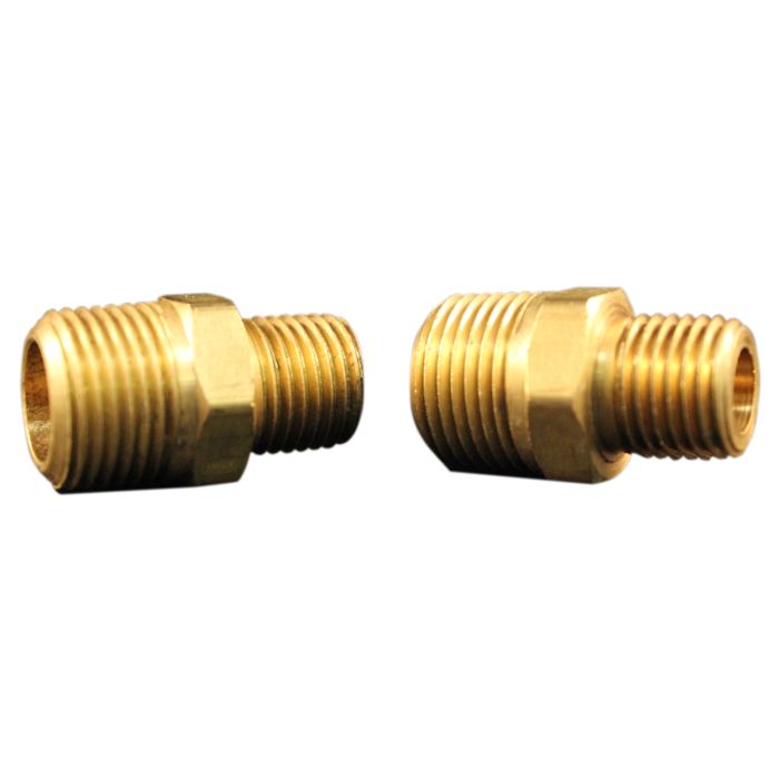 Compression 5/16 or 8mm Tube OD to 1/4 NPT Male Pipe Brass Fitting Compression 5/16 or 8mm Tube OD to 1/4 NPT Male Pipe Brass Fitting