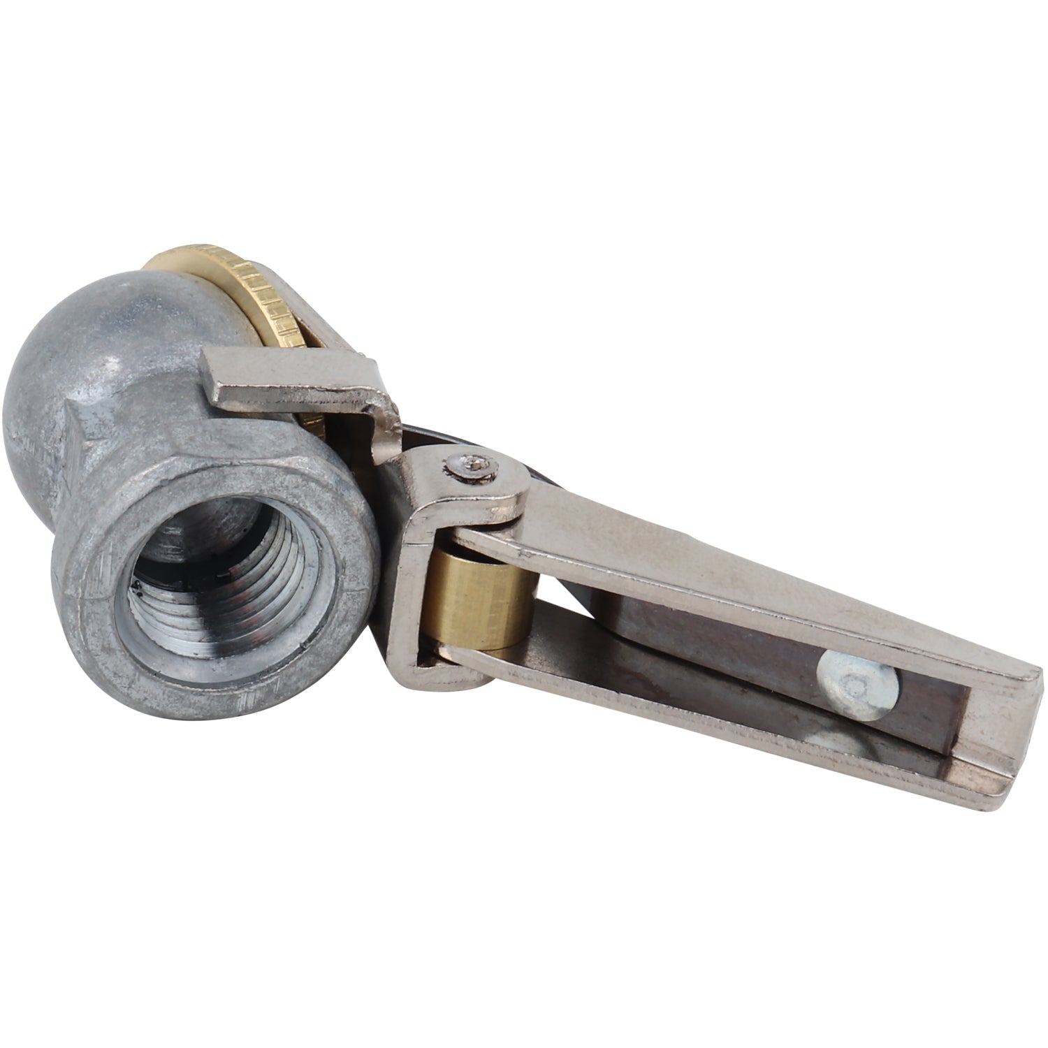 Closed Ball Air Chuck with Safety Clip-on Grip, 1/4