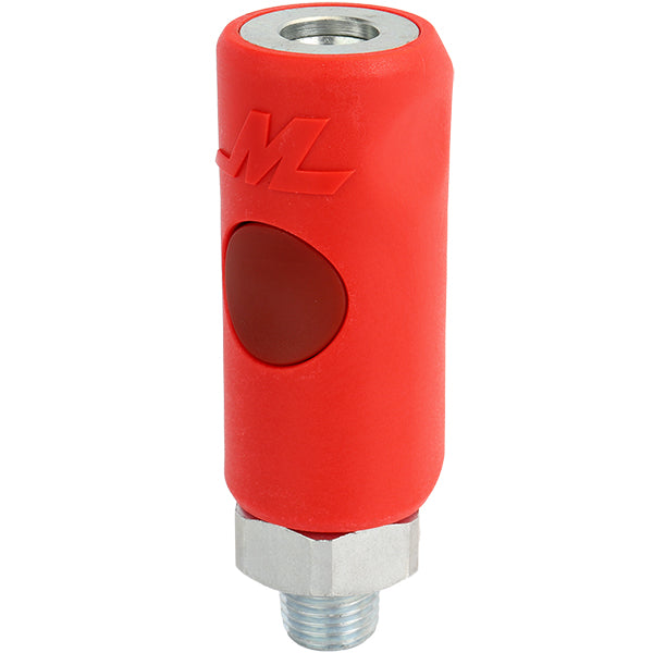 New M-Style Safety Push Button Air Coupler – 1/4
