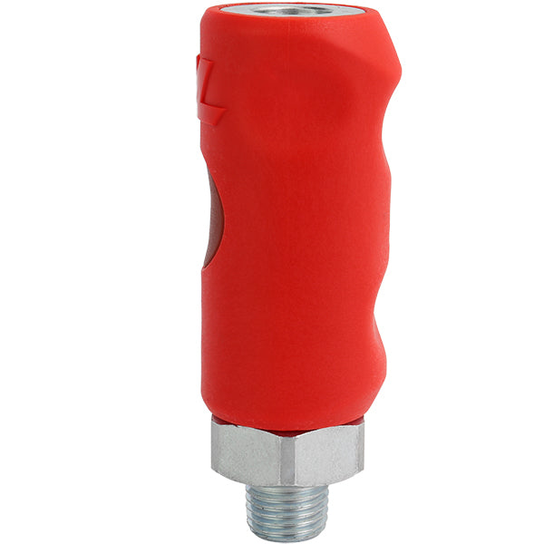 New M-Style Safety Push Button Air Coupler – 1/4