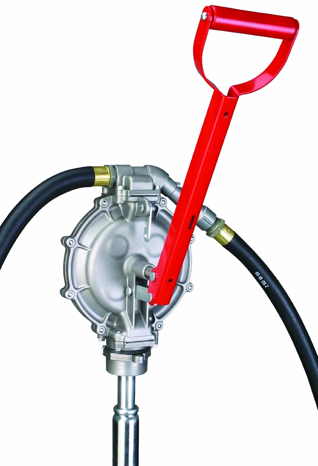 Action Pump DD-8 Hand Operated Drum Pump for Fuels, Double Diaphragm, Dispenses 1 Gallon per 5 Strokes, Fits 15-55 Gallon Drums, 3/4