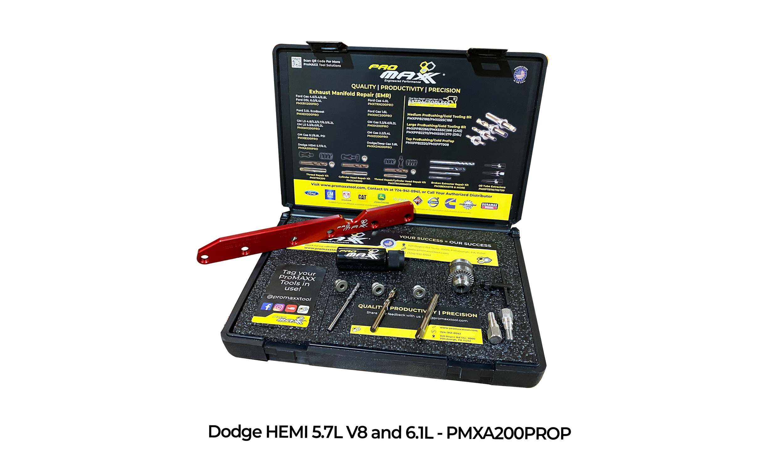 Dodge HEMI 5.7L V8 and 6.1L Exhaust Manifold Broken Bolt Repair Kit - Alan