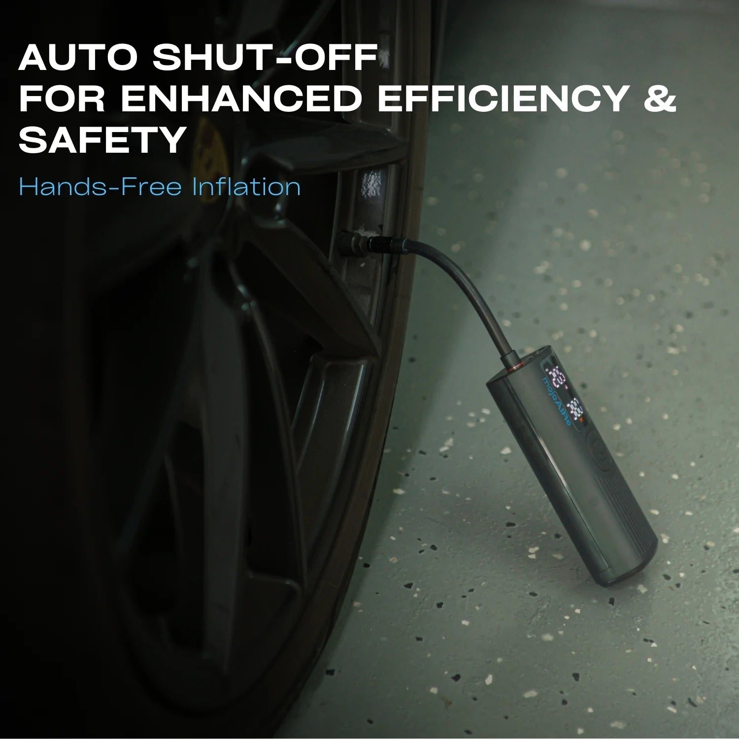 Milton® mojoAIRe® Portable Tire Inflator 120 PSI + Protective Carry Case Bundle