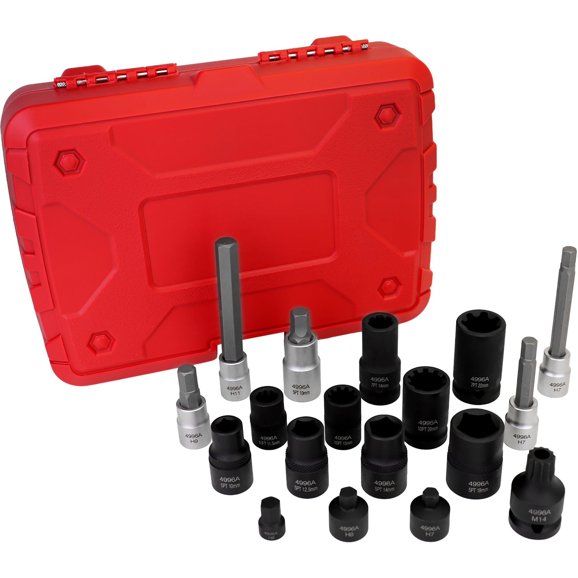 18 Piece Foreign and Domestic Brake Caliper Socket Kit
