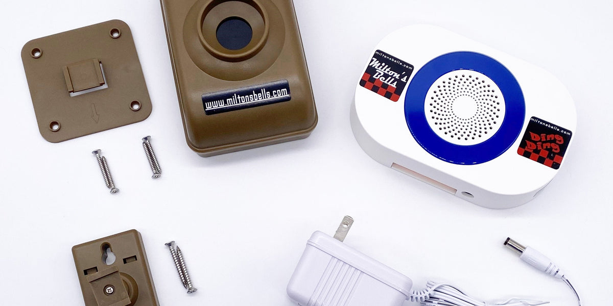 Milton's Bells Long-Range Wireless Motion Detector Chime Kit – One Mil