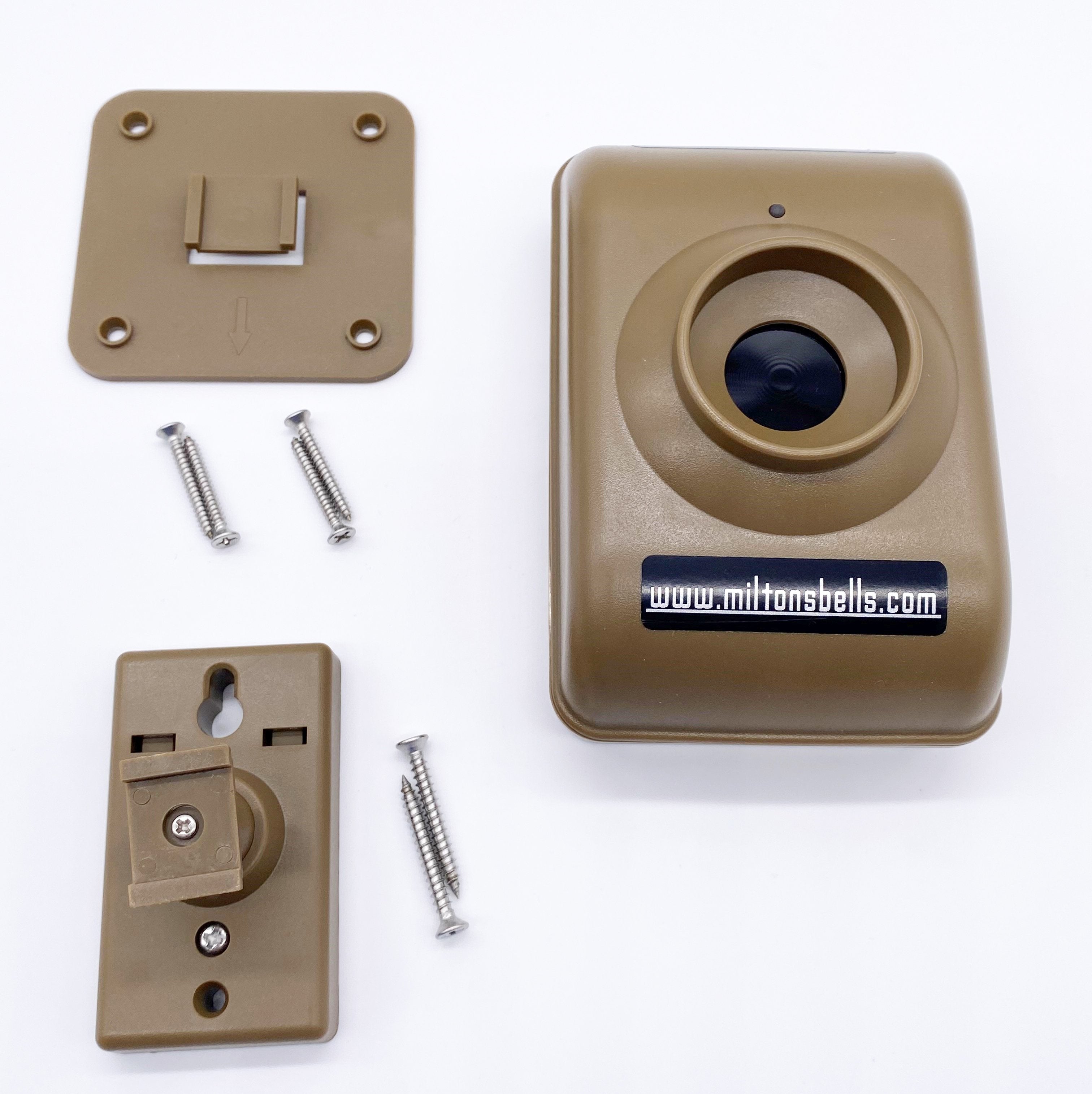 milton motion detector with mounting bracket and swivel gimble mount