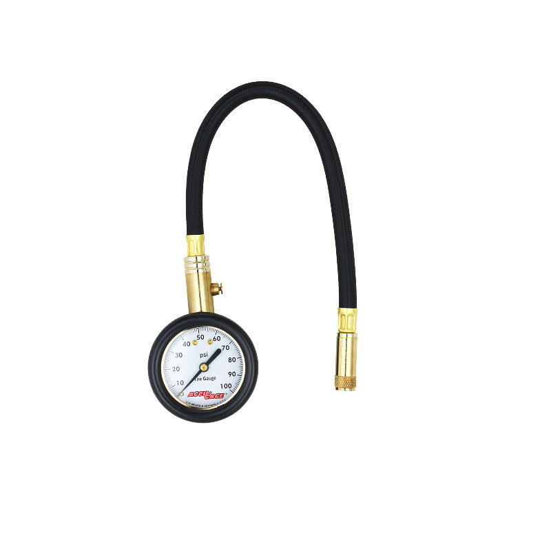 ACCU-GAGE® by Milton® Dial Tire Pressure Gauge with Straight Air Chuck