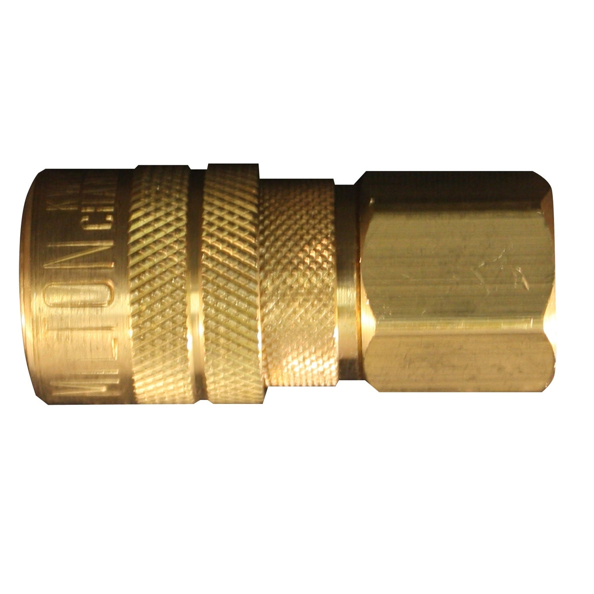 thumbnail image 2 of Milton 1805 P-Style 3/8 Inch Female Coupler, Industrial Air Line Fitting 2 of 4
