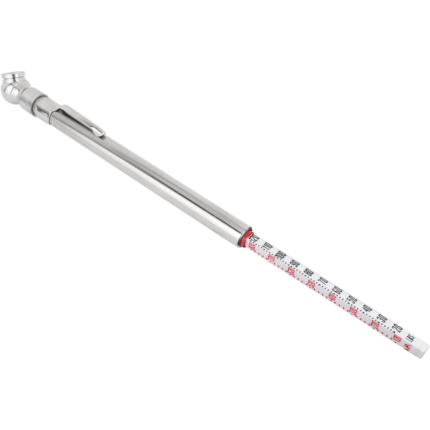 Tire Pressure Gauge, 20-120 PSI Single Head Air Chuck (Box of 10)