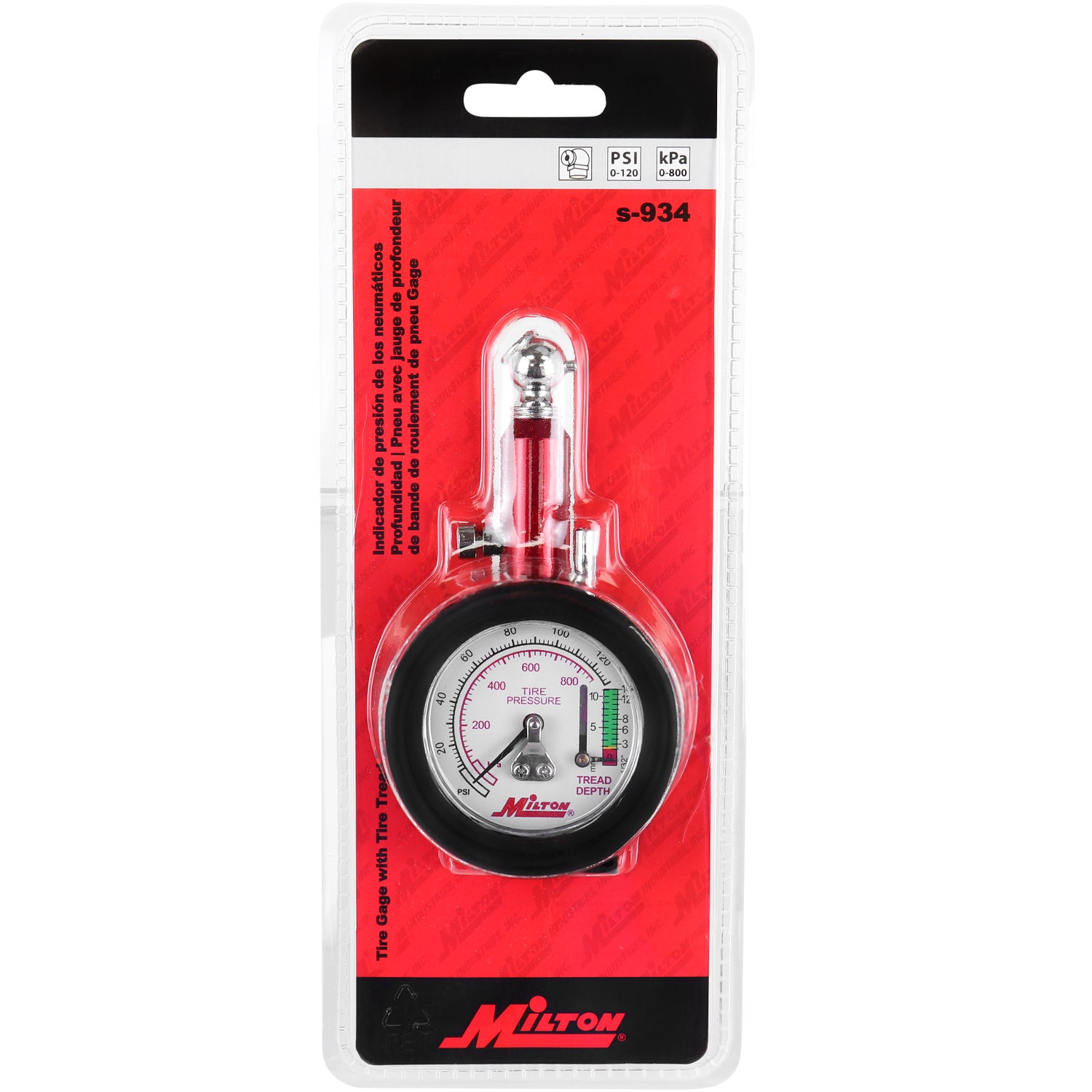 Single Head Dial Gauge with Tread Depth Gauge (Pack of 5)