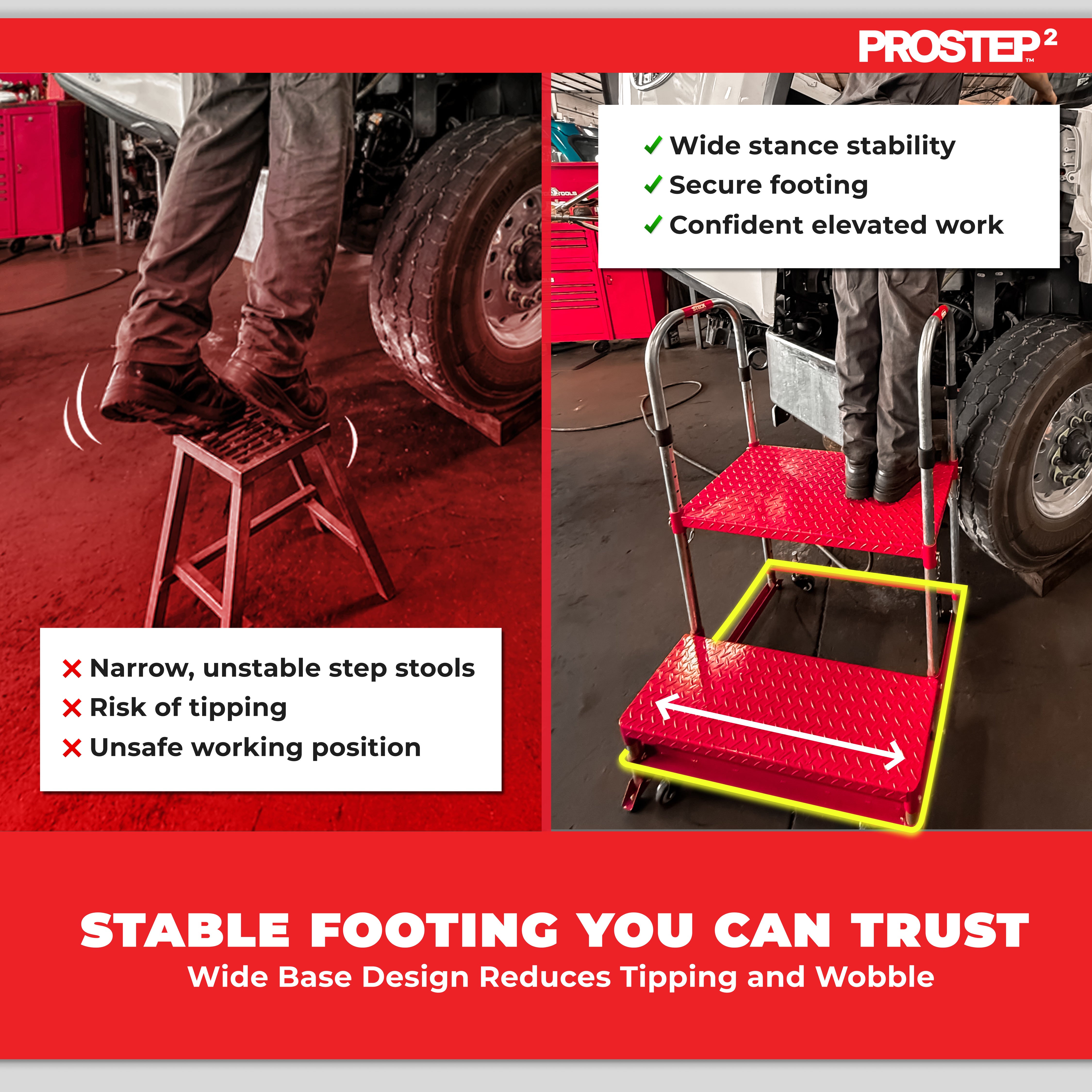 ProStep™ 2 Heavy-Duty Shop Step Platform