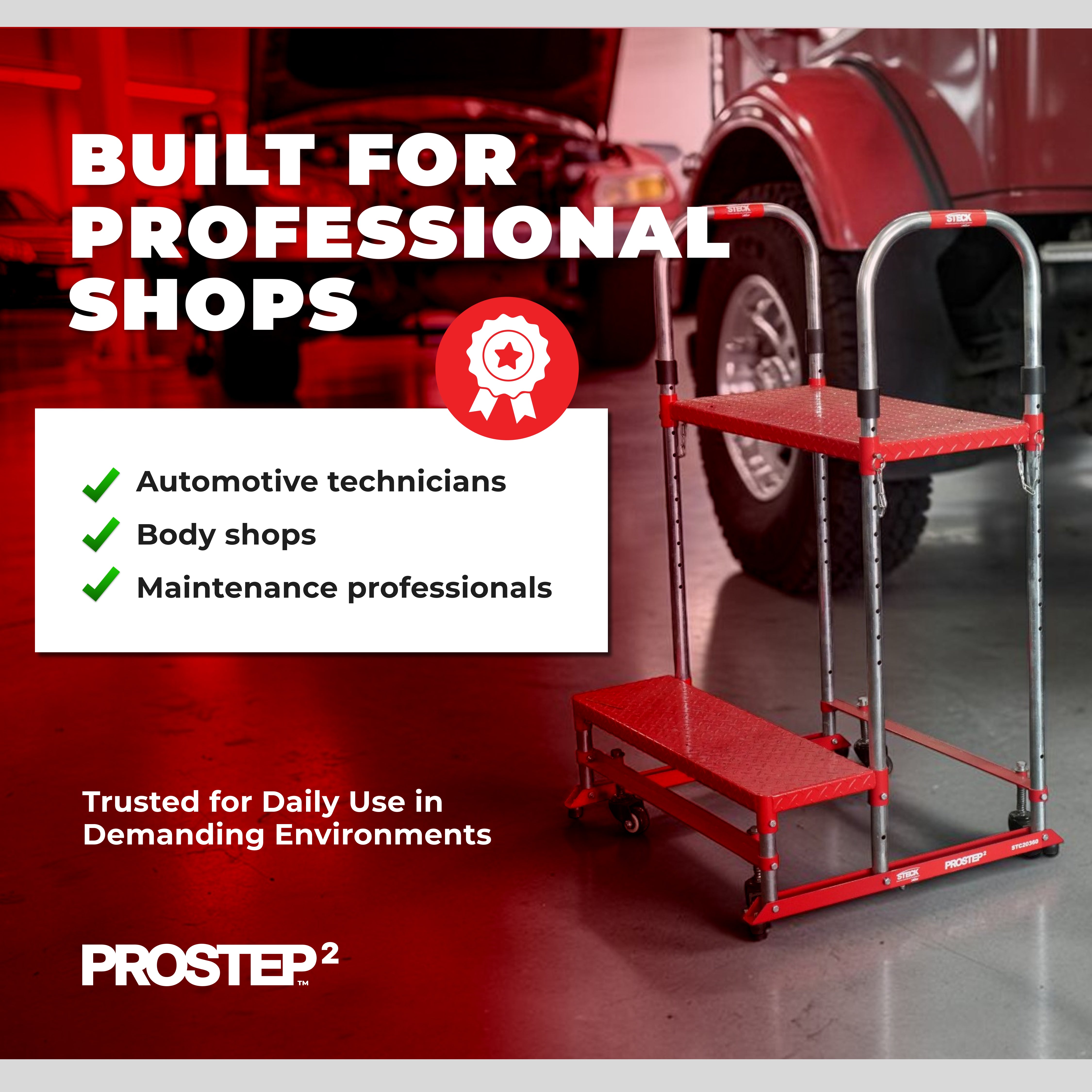 ProStep™ 2 Heavy-Duty Shop Step Platform